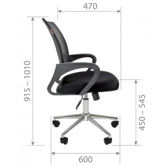 Офисное кресло CHAIRMAN 696 chrome