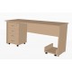 Стол рабочий Imago СП-4 с тумбой ТМ-4 и подставкой СБ-1