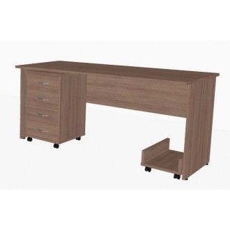 Стол рабочий Imago СП-4 с тумбой ТМ-4 и подставкой СБ-1