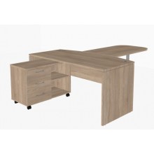 Стол XTEN XET 169 с тумбой XLC-3D.1А и приставкой XB 127