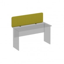 Экран настольный фронтальный тканевый, лайм, для стола 140 Комфорт МР А 865 LN17