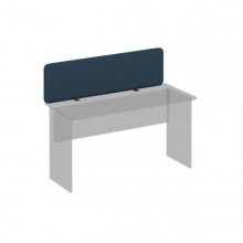 Экран настольный фронтальный тканевый, синий, для стола 140 Комфорт МР А 865 BA40