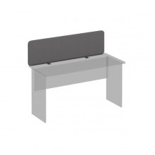 Экран настольный фронтальный тканевый, серый, для стола 140 Комфорт МР А 865 BA50