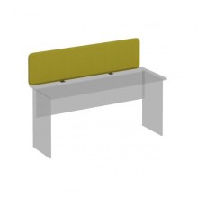 Экран настольный фронтальный тканевый, лайм, для стола 160 Комфорт МР А 866 LN17