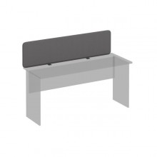 Экран настольный фронтальный тканевый, серый, для стола 160 Комфорт МР А 866 BA50