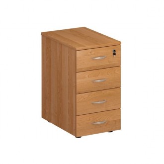 Тумба приставная для компактных столов 4-ящичная с замком Формула ФР 207