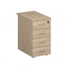 Тумба приставная 4-х ящичная с центральным замком Формула ФР 214