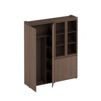 Шкаф комбинированный (для одежды + со стеклом) Mark-II МК 359