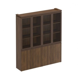 Шкаф для документов со стеклянными дверьми Mark-II МК 360