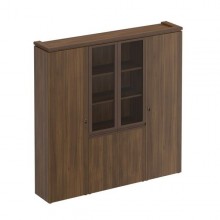 Шкаф комбинированный со стеклом для одежды Mark-II МК 377