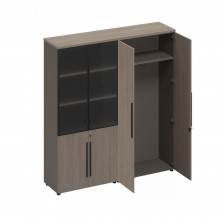 Шкаф комбинированный (стекло-одежда) U.RUS РС 318 ДЧ/ЛС