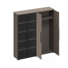 Шкаф комбинированный (стекло-одежда) U.RUS РС 317 ДЧ/ЛС