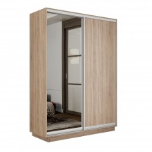 Шкаф-купе Экспресс 2-х дверный (ЛДСП, Зеркало) глубина 600мм