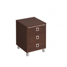 Тумба выкатная 3-ящичная с центральным замком с доводчиками Cosmo КС 214