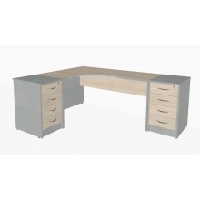 Угловой стол Imago СА-4 с двумя тумбами ТП-4.1