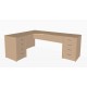 Угловой стол Imago СА-4 с двумя тумбами ТП-4.1