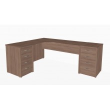 Угловой стол Imago СА-4 с двумя тумбами ТП-4.1