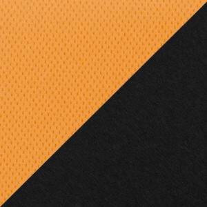 Ткань черный/оранжевый