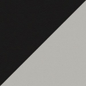 Экокожа черный / светло-серый